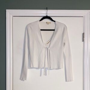 NWOT It’s Our Time (Ross) 2 Piece White Cardigan Top